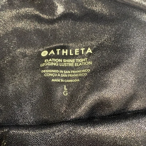 Athleta Elation Leggings Navy - Picture 5 of 7
